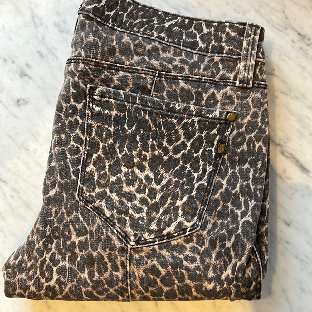 Genetic Denim Leopard Print Skinny Jeans - The Karlie